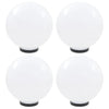 LED-Kugelleuchten Parmina 30cm (4 Stück Acryl)