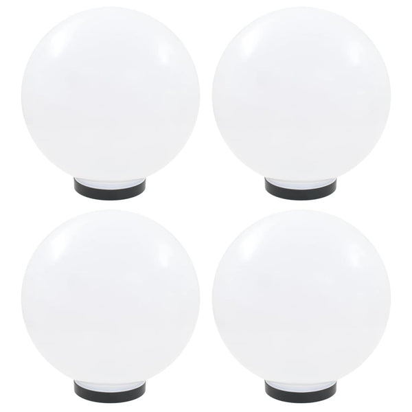 LED-Kugelleuchten Parmina 30cm (4 Stück Acryl)