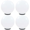 LED-Kugelleuchten Parmina 40cm (4 Stück Acryl)