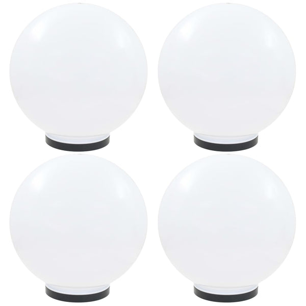 LED-Kugelleuchten Parmina 40cm (4 Stück Acryl)
