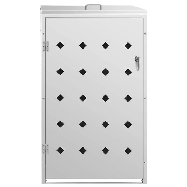 Edelstahl-Mülltonnenbox Diu 240 l