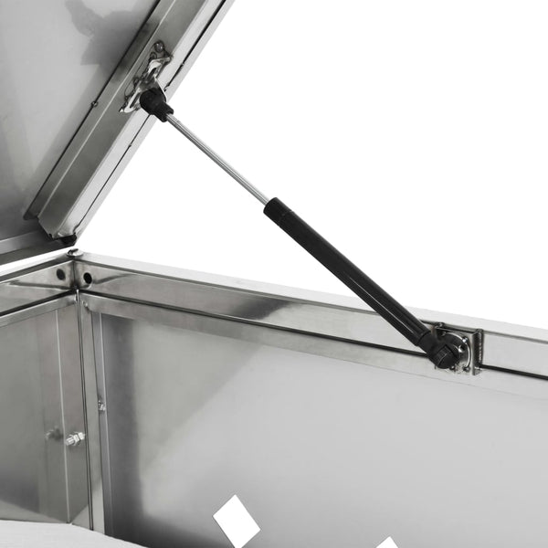 Edelstahl-Mülltonnenbox Diu 240 l