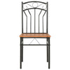 Ruskea ruokapöydän tuolit Iliada (6 kpl mdf)
