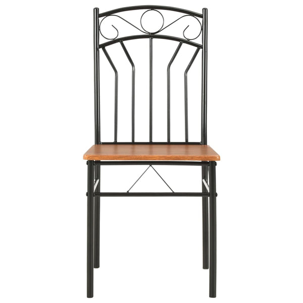 Ruskea ruokapöydän tuolit Iliada (6 kpl mdf)