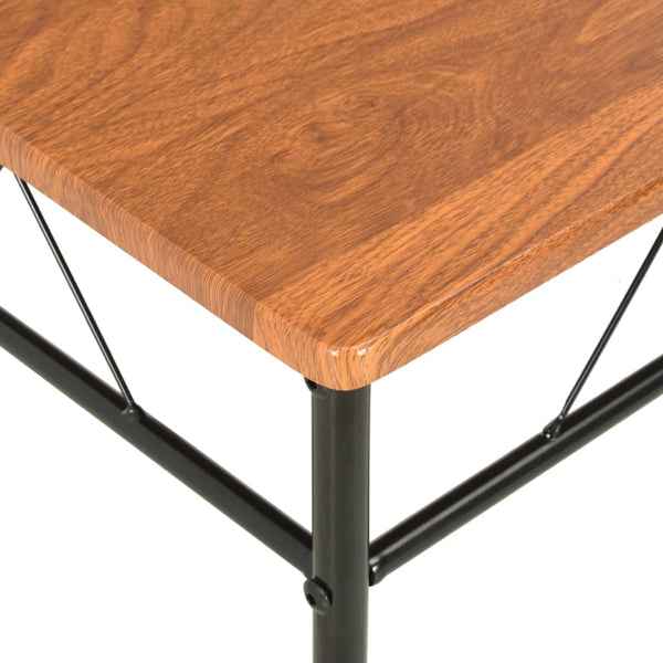Ruskea ruokapöydän tuolit Iliada (2 kpl mdf)