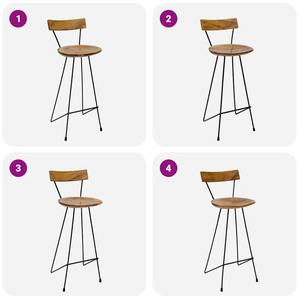 Baarijakkarat Emandy (2 kpl tiikki)