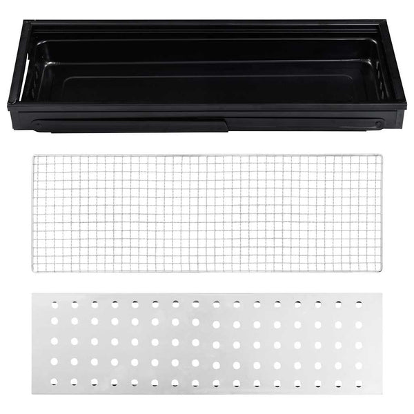 Tragbarer Campinggrill Carmenel 60x22,5x33cm (Stahl)