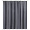 Grauer Verdunkelungsrollos mit Haken Purece 290x245cm