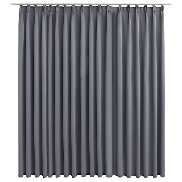 Grauer Verdunkelungsrollos mit Haken Purece 290x245cm