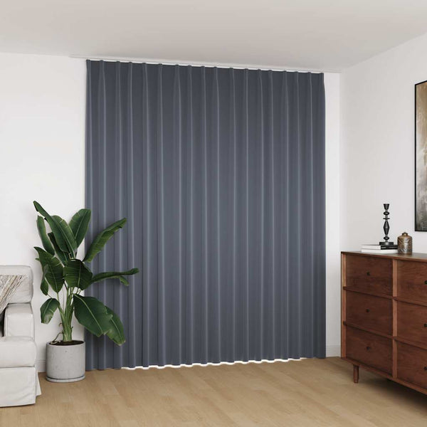 Grauer Verdunkelungsrollos mit Haken Purece 290x245cm