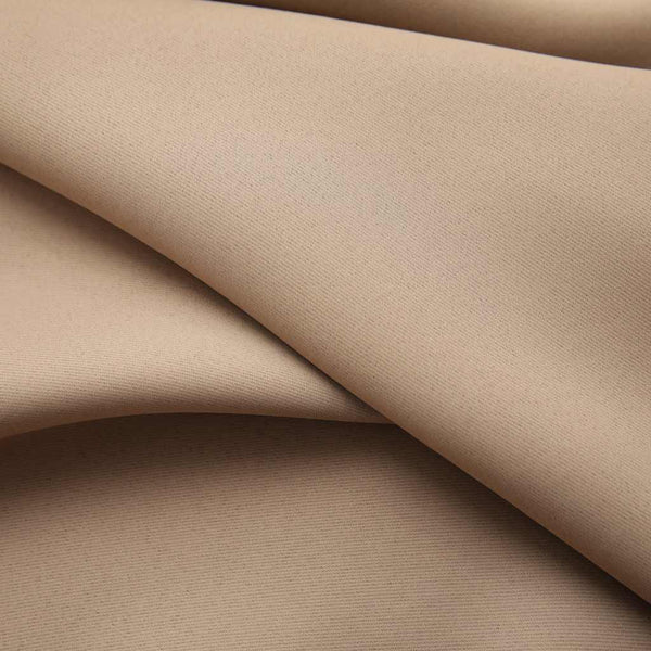 Braun-graue Verdunklungsvorhänge mit Haken Carol 140x225cm (2 Stk.)