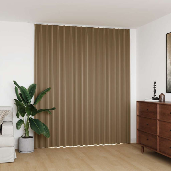 Braun-graues Verdunklungsrollo mit Haken Purece 290x245cm