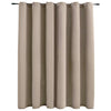 Beiger Verdunkelungsvorhang Shyla 290x245cm (mit Metallringen)