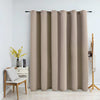 Beiger Verdunkelungsvorhang Shyla 290x245cm (mit Metallringen)