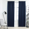 Blau Verdunkelungsvorhänge mit Haken Carol 140x225cm (2 St.)