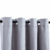 Harmaa pimennysverhot metallirenkailla Decilia 140x175cm (2 kpl)