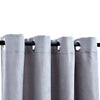 Harmaa pimennysverhot metallirenkailla Decilia 140x225cm (2 kpl)