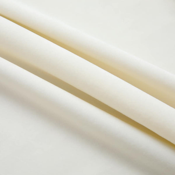 Cremefarbene Verdunkelungsvorhänge mit Haken Mihaluta 140x225cm (2 Stück)