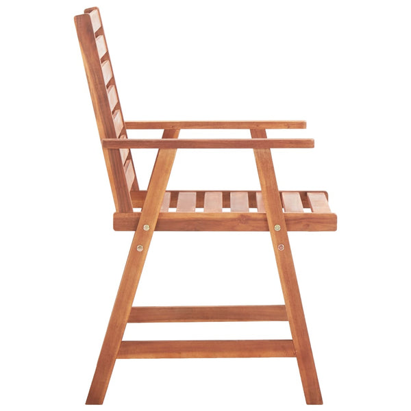 Miclescu Outdoor-Stühle (3 Stück, Akazienholz)