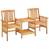 Gartensessel Teetisch Szikora 159x61x92cm (Akazienholz)