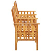 Gartensessel Teetisch Szikora 159x61x92cm (Akazienholz)