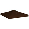 Braunes Pavillondach Cicu 3x3 m (2 Lagen 310 g/m²)
