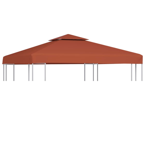 Terrakotta-Pavillondach Cicu 3x3 m (2 Lagen 310 g/m²)