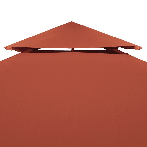 Terrakotta-Pavillondach Cicu 3x3 m (2 Lagen 310 g/m²)
