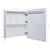 Led kylpyhuoneen peilikaappi Aracliea 68x9x80cm
