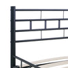 Schwarzer Bettrahmen Ilieta 200x200cm (Stahl)
