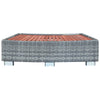 Graue Whirlpool-Treppe Vuca 92x45x25cm (Polyrattan)
