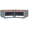 Graue Whirlpool-Treppe Vuca 92x45x25cm (Polyrattan)