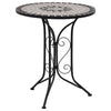 Grauer Mosaik-Bistrotisch Cizmas 60cm (Keramik)