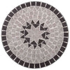 Grauer Mosaik-Bistrotisch Cizmas 60cm (Keramik)