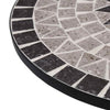 Grauer Mosaik-Bistrotisch Cizmas 60cm (Keramik)