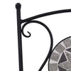 Graue Mosaik-Bistro-Stühle Aminodora (2 Stück)