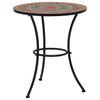 Orange/grauer Mosaik-Bistrotisch Cizmas 60cm (Keramik)