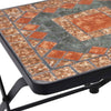 Orange/graue Mosaik-Bistro-Stühle Aminodora (2 Stück)