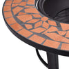 Terrakotta mosaiikkitulisija Titorel 68cm (keramiikka)