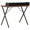 Schreibtisch Aouni, schwarz und braun, 80x50x84cm