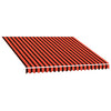 Orange und Braun Markisenstoff Ferin 300x250cm