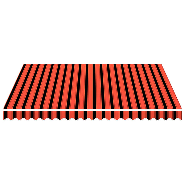 Orange und Braun Markisenstoff Ferin 300x250cm