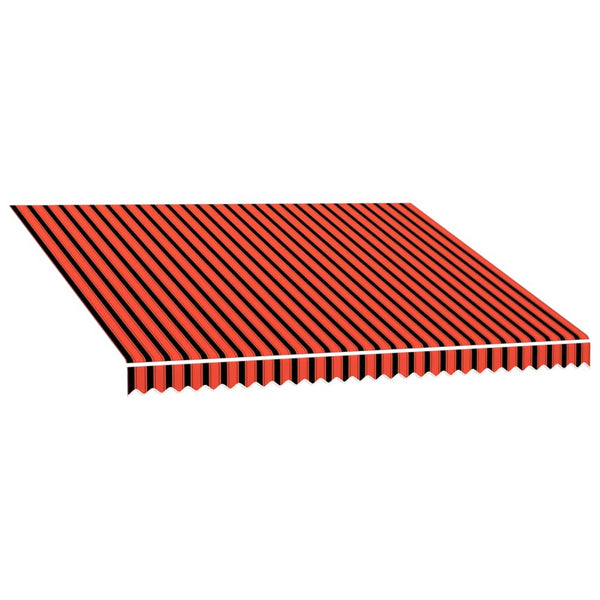 Orange und Braun Markisenstoff Ferin 400x300cm