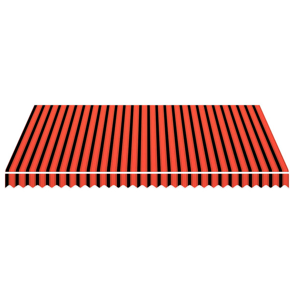 Orange und Braun Markisenstoff Ferin 400x300cm