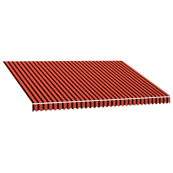 Orange und Braun Markisenstoff Ferin 450x300cm