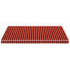 Orange und Braun Markisenstoff Ferin 450x300cm