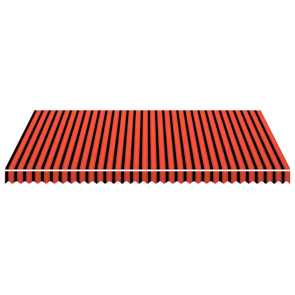Orange und Braun Markisenstoff Ferin 450x300cm