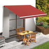 Orange und Braun Markisenstoff Ferin 450x300cm