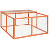 Kaninchenstall aus massivem Holz Irodita 124x120x60cm