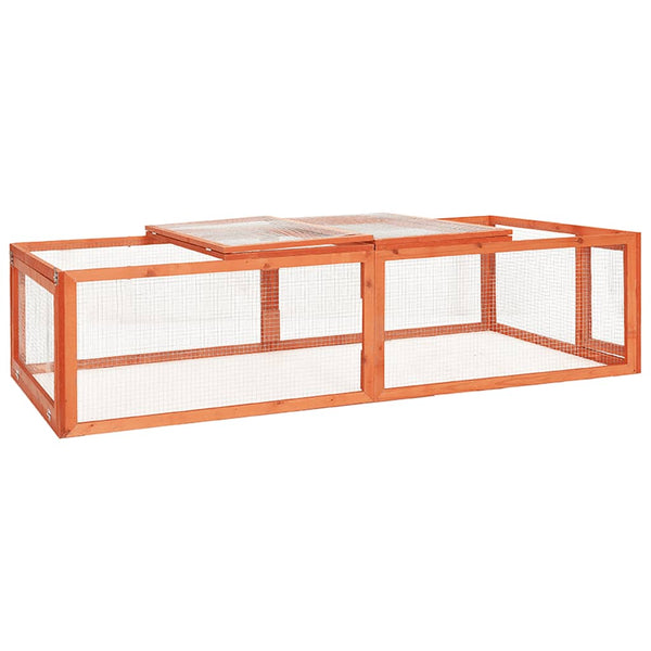 Vollständiger Kaninchenstall für sechs Irodita 183x90x46,5cm